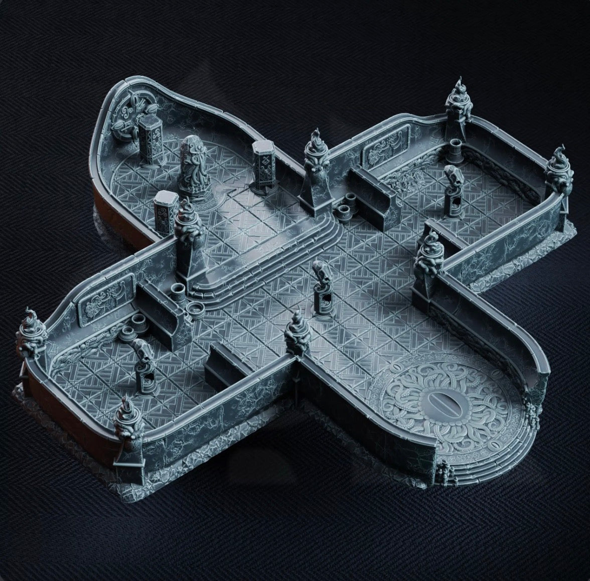 Underwater Shrine- Playable Puzzle Terrain