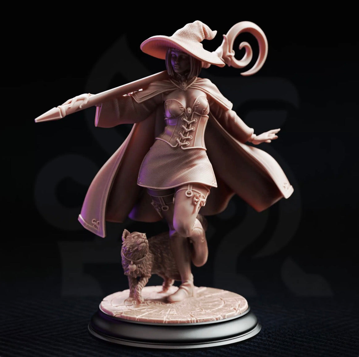 Human & Cat-Wizard/Warlock/Sorcerer