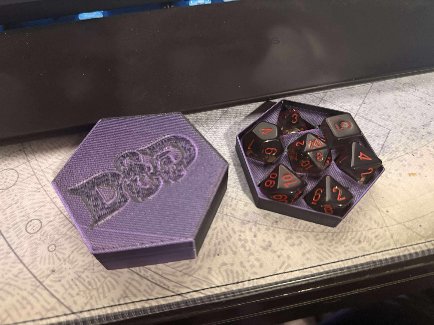 Hexagonal Dice Holder