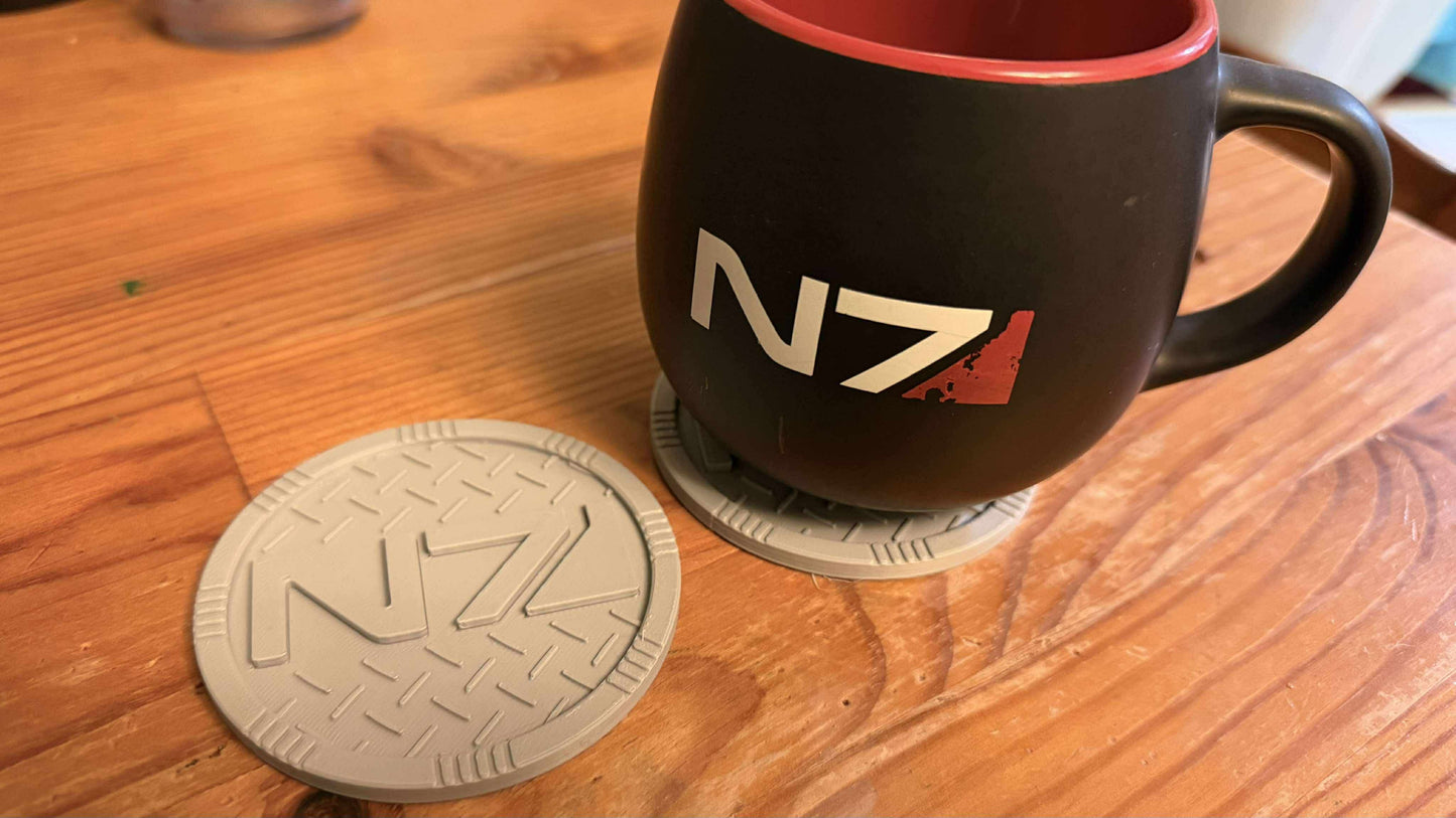Mass Effect N7 Coasters