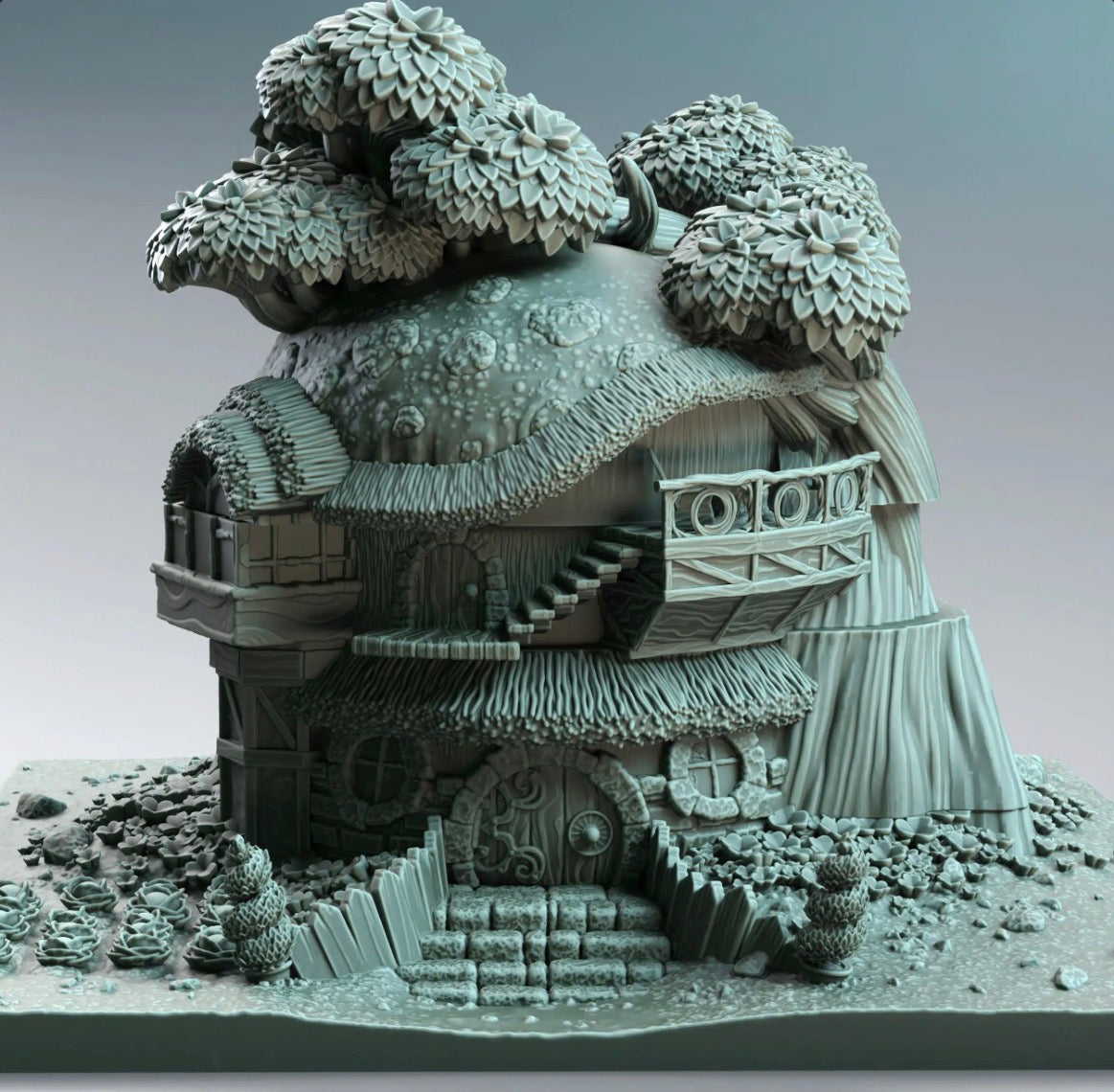 Mushroom Cottage- Playable Terrain