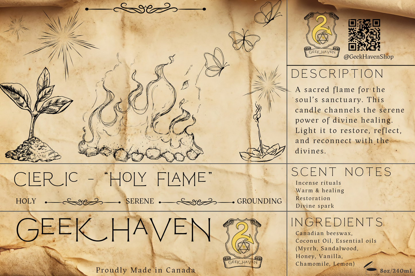 Character Class Candles