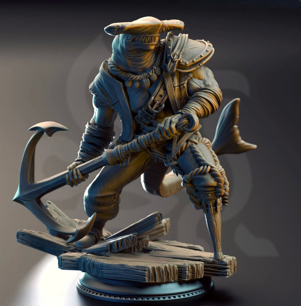 Beastfolk/Shark- Pirate/Barbarian/Warrior