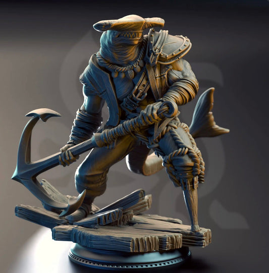 Beastfolk/Shark- Pirate/Barbarian/Warrior