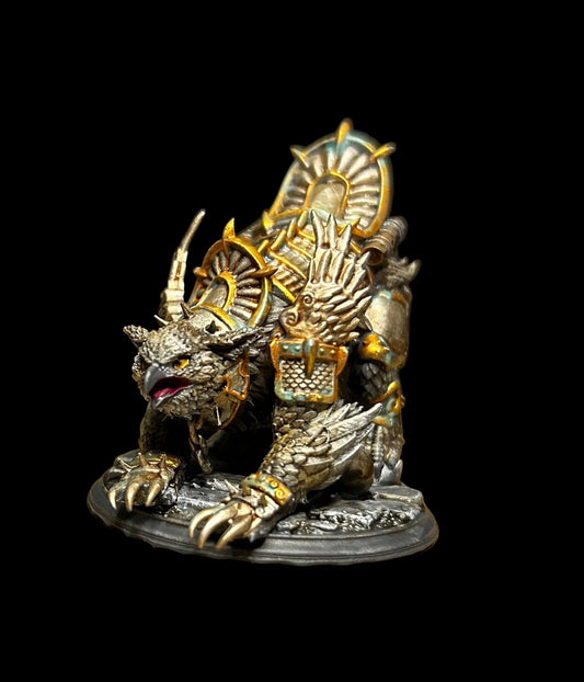 Pre-Painted Owlbear Warrior